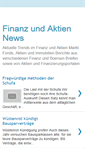 Mobile Screenshot of finanz-news.blogspot.com