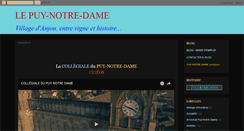 Desktop Screenshot of lepuynotredame.blogspot.com