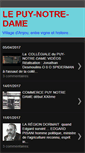Mobile Screenshot of lepuynotredame.blogspot.com