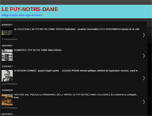 Tablet Screenshot of lepuynotredame.blogspot.com