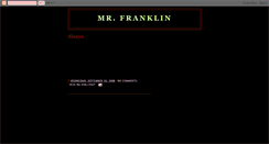 Desktop Screenshot of mrfranklinb.blogspot.com