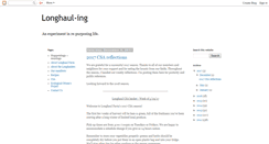 Desktop Screenshot of longhauling.blogspot.com