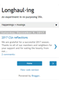 Mobile Screenshot of longhauling.blogspot.com