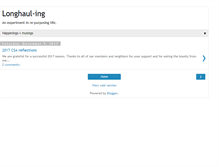 Tablet Screenshot of longhauling.blogspot.com