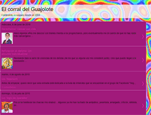 Tablet Screenshot of eneljardindelguajolote.blogspot.com