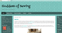 Desktop Screenshot of goddessofsewing.blogspot.com