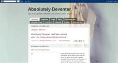 Desktop Screenshot of absolutelydeventer.blogspot.com