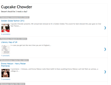 Tablet Screenshot of cupcakechowder.blogspot.com