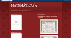 Desktop Screenshot of matematicasraymundo.blogspot.com