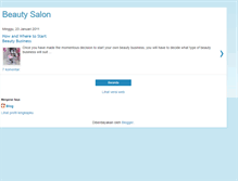 Tablet Screenshot of beauty-salon-blog.blogspot.com