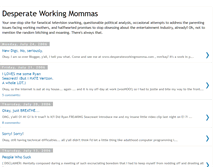 Tablet Screenshot of desperateworkingmommas.blogspot.com