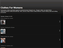 Tablet Screenshot of clothesforwomens.blogspot.com