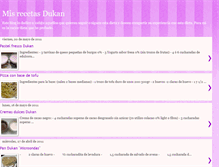 Tablet Screenshot of mis-recetas-dukan.blogspot.com