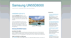 Desktop Screenshot of 3dtv-un55d8000.blogspot.com