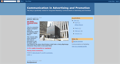 Desktop Screenshot of communication-advertising.blogspot.com