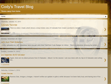 Tablet Screenshot of codybadgertravel.blogspot.com