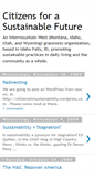 Mobile Screenshot of citizensforsustainability.blogspot.com
