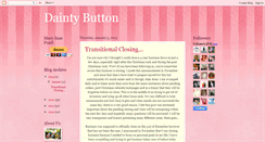 Desktop Screenshot of daintybutton.blogspot.com