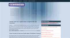 Desktop Screenshot of fatwasyafiiyah.blogspot.com