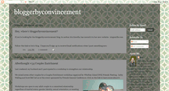 Desktop Screenshot of bloggerbyconvincement.blogspot.com