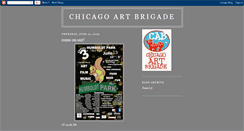 Desktop Screenshot of chicagoartbrigade.blogspot.com