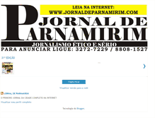 Tablet Screenshot of jornaldeparnamirim.blogspot.com