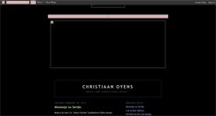 Desktop Screenshot of christiaanoyens.blogspot.com