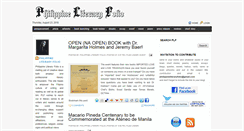 Desktop Screenshot of philippineliteraryfolio.blogspot.com