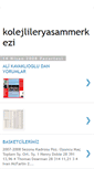 Mobile Screenshot of kolejlilersporyasammerkezi.blogspot.com