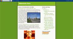 Desktop Screenshot of alimentate-sano.blogspot.com