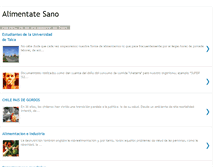 Tablet Screenshot of alimentate-sano.blogspot.com