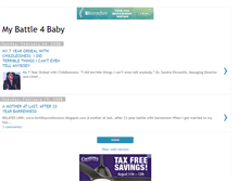 Tablet Screenshot of mybattle4baby.blogspot.com