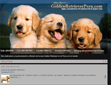 Tablet Screenshot of goldenretrieverperu.blogspot.com