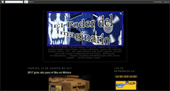 Desktop Screenshot of elpoderdelimaginario.blogspot.com