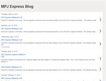 Tablet Screenshot of mpjexpress.blogspot.com