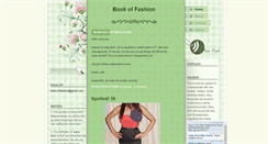 Desktop Screenshot of bookof-fashion.blogspot.com