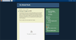 Desktop Screenshot of goaheadstush.blogspot.com