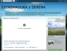 Tablet Screenshot of extremadurayserena.blogspot.com