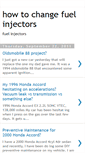 Mobile Screenshot of howtochangefuelinjectors.blogspot.com