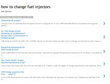 Tablet Screenshot of howtochangefuelinjectors.blogspot.com