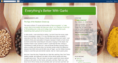 Desktop Screenshot of everythingsbetterwithgarlic.blogspot.com