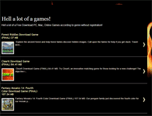 Tablet Screenshot of hellofagames.blogspot.com