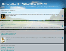 Tablet Screenshot of colaboracaoead.blogspot.com