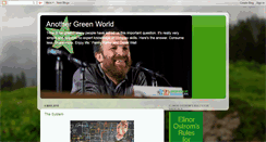 Desktop Screenshot of another-green-world.blogspot.com