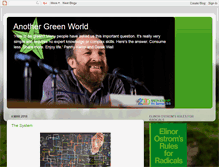Tablet Screenshot of another-green-world.blogspot.com