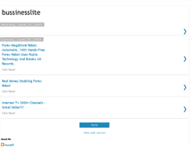 Tablet Screenshot of bussinesslite.blogspot.com