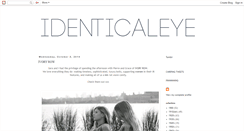 Desktop Screenshot of identicaleye.blogspot.com