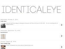 Tablet Screenshot of identicaleye.blogspot.com