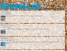 Tablet Screenshot of gravel-lok.blogspot.com