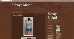 Desktop Screenshot of kebayaku-melati.blogspot.com